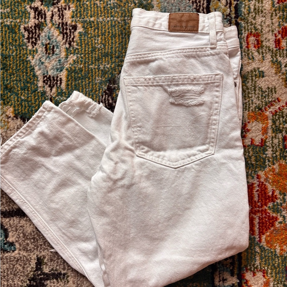 American Eagle White Denim Jeans